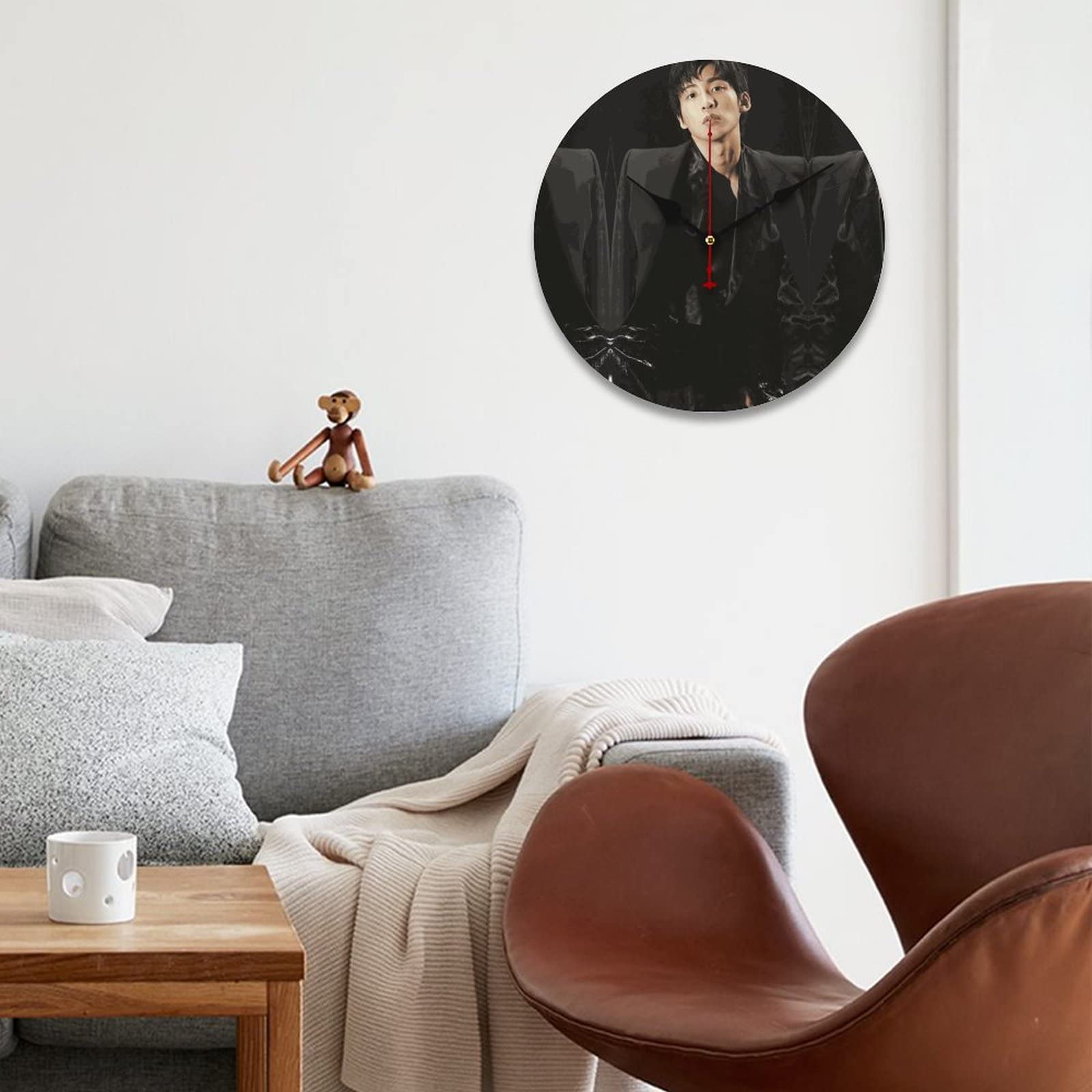 Amazon.co.jp: 目黒蓮 振り子付き 壁掛け時計 天然 ゆる振り子時計 木